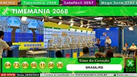 Sorteio da Timemania 2068 - Foto: Reprodução / Caixa